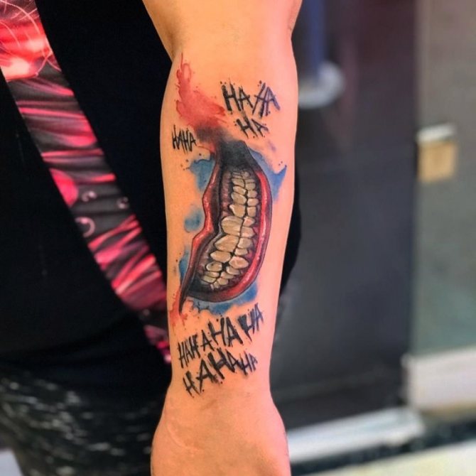 tatouages du joker