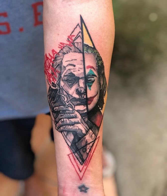 tatouages du joker