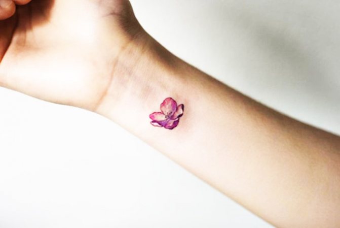 Tatouage sur le poignet signification féminine. Photos pour les filles