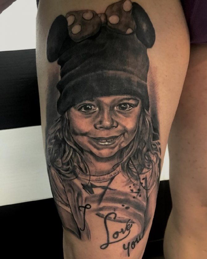 tatouages dédiés aux enfants