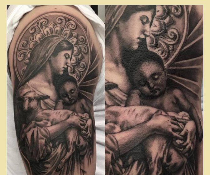 Tatouage familial significatif