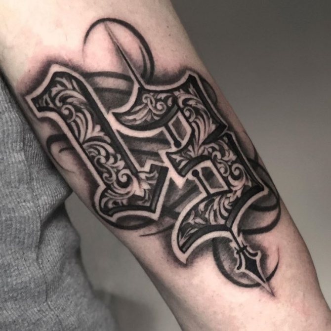 Tatouages de chiffres romains