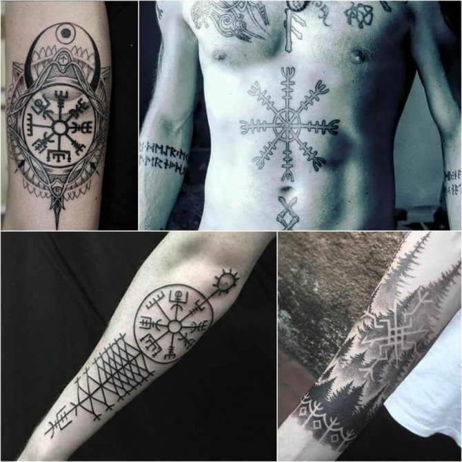 Tatouage avec des sorciers