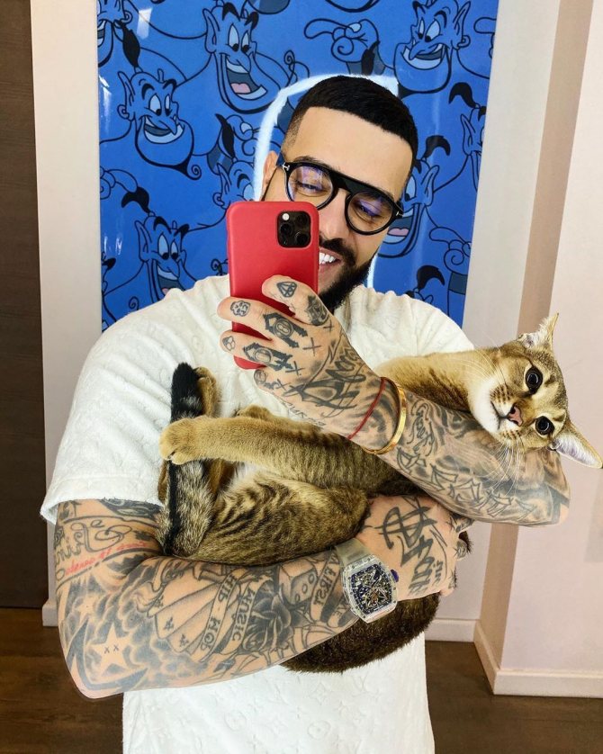 Timati, tatouage Black Star