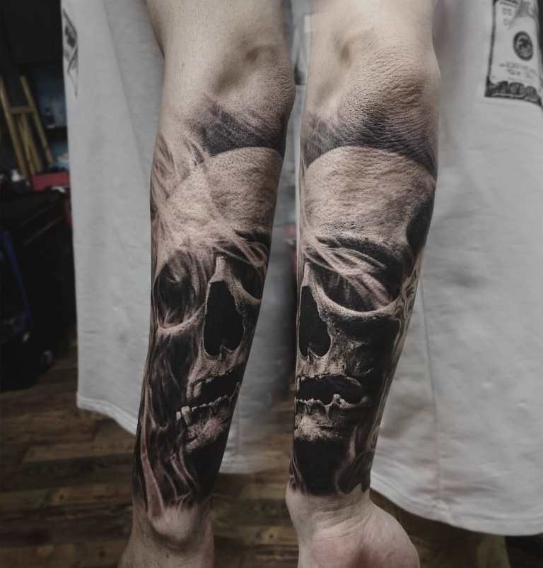Tatouages de style réaliste