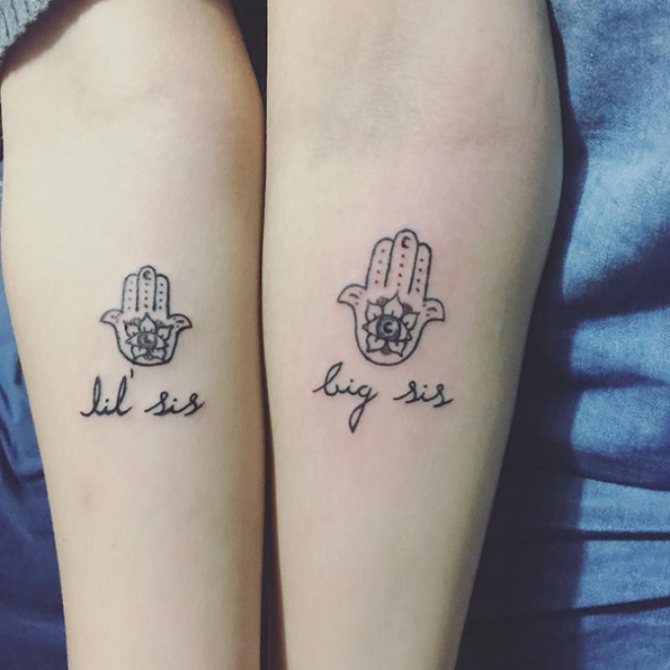 Tatouages de mains de Fatima