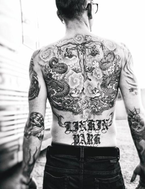 Tatouages du chanteur de Linkin Park