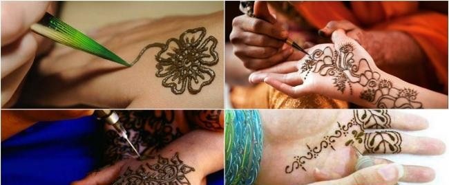 Tatouages temporaires. Comment faire à la maison : stylo gel, henné, peinture, autocollants, colorés et noir et blanc, avec un crayon pour les yeux, marqueur, avec un pochoir