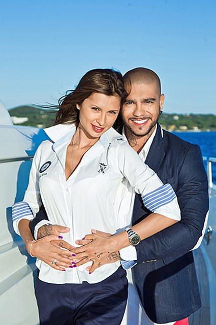 Timati et Mila Volchek. 2011