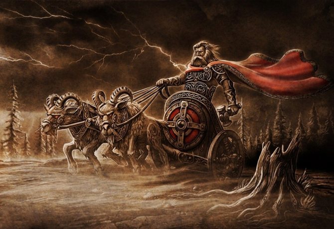 Thor dans un char