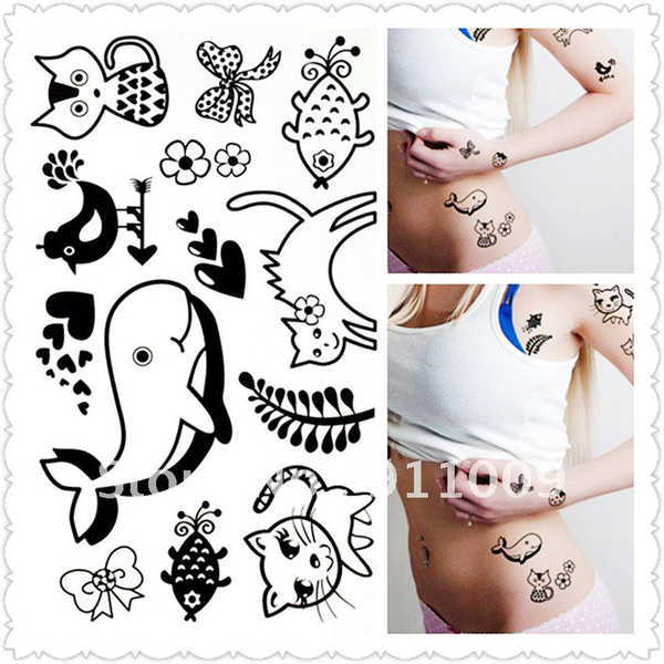 Pochoirs pour tatouages temporaires