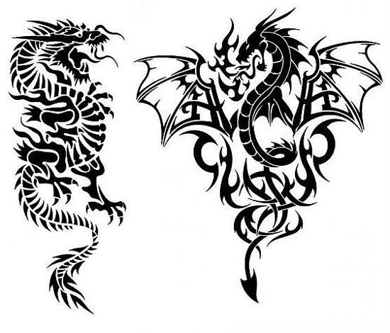 Pochoirs pour dragons