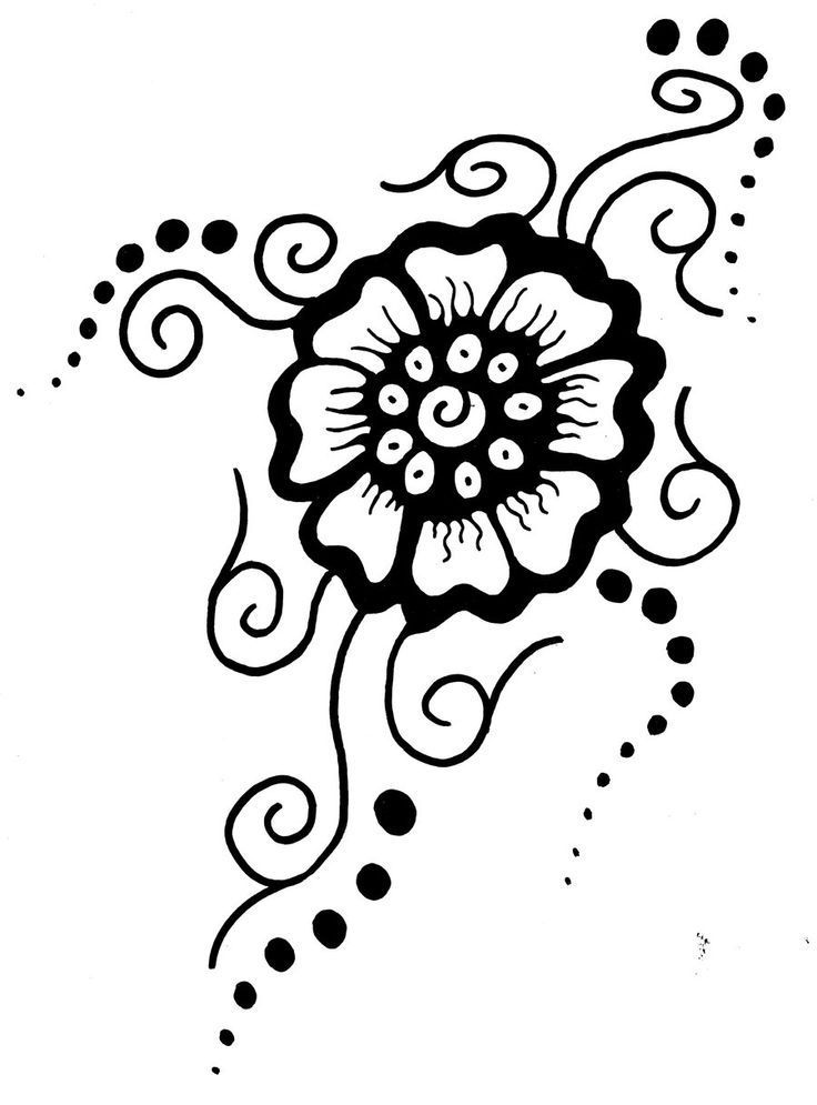 Pochoirs à main pour le Mehendi