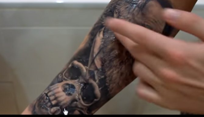 Soins des tatouages
