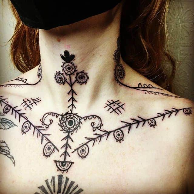Ornement de tatouage ukrainien