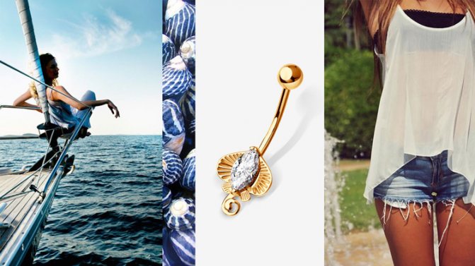 Bijoux de piercing pour nombril