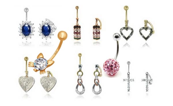 Bijoux de piercing pour nombril