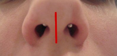 Où percer le septum ?