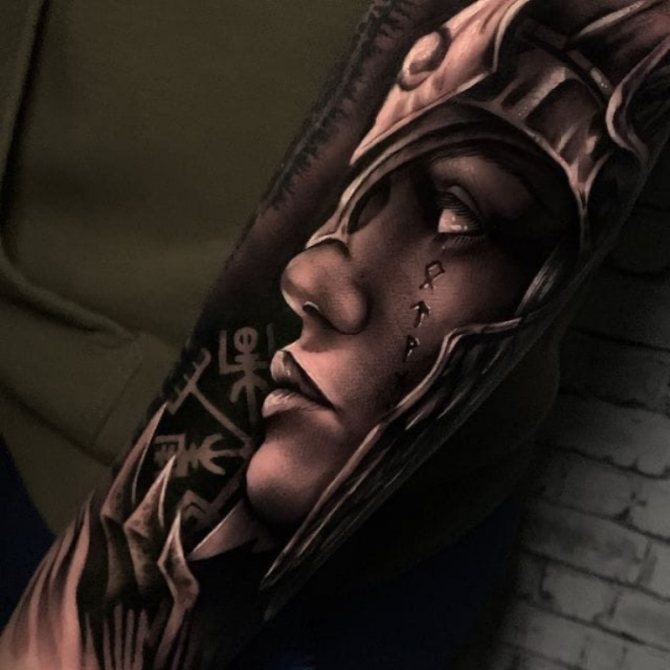 Signification du tatouage Valkyrie pour les femmes