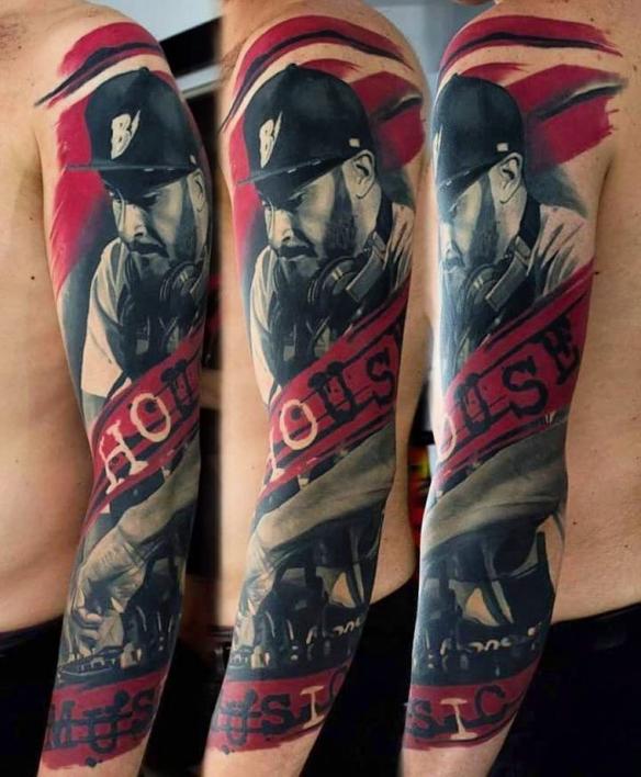 Une variante du tatouage des supporters du CSKA club.
