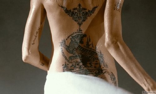 Inspiration : Tatouage d'Angelina Jolie