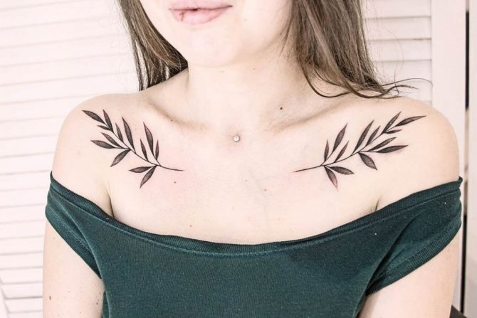 tatouage de brindille