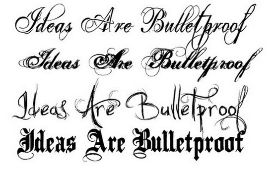 Inscriptions de tatouage pour les enfants