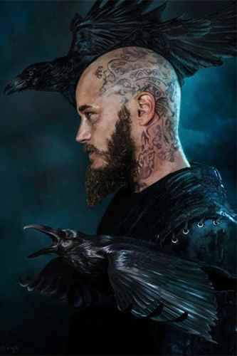 Viking et corbeaux