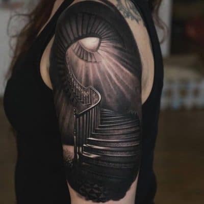 Escalier en colimaçon - un symbole de mystère