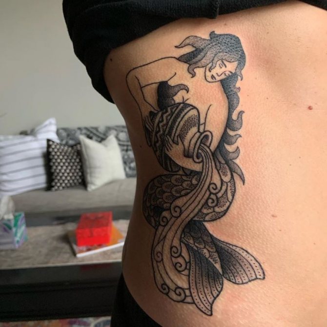 tatouage du Verseau