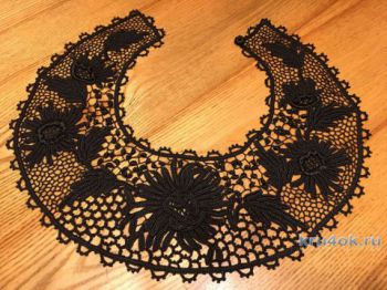 Collier style dentelle irlandaise par Lyudmila Maksyutova