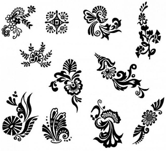 Cet ensemble de plantes mehendi est superbe sur votre jambe.