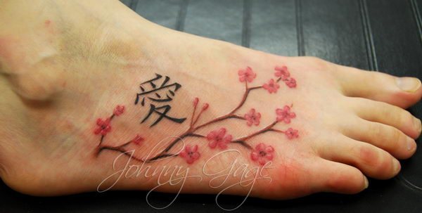 Caractère japonais pour l'amour