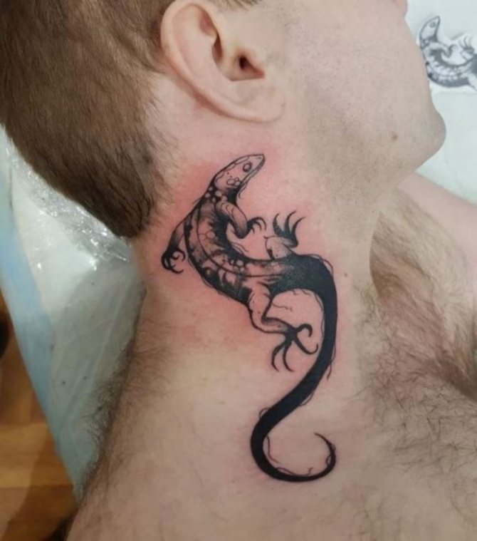 signification de lézard
