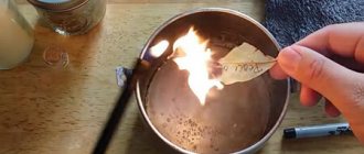 faire un vœu sur une feuille de laurier