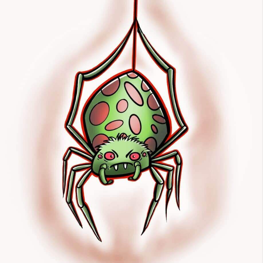 Araignée verte