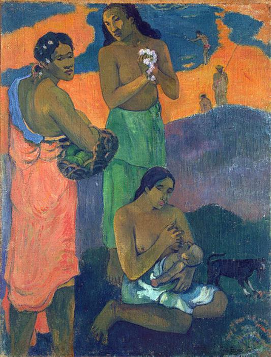 Les femmes au bord de la mer (maternité). 1899. Saint-Pétersbourg. Le musée d'État de l'Ermitage.