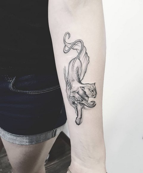 Tatouage d'animaux pour femmes