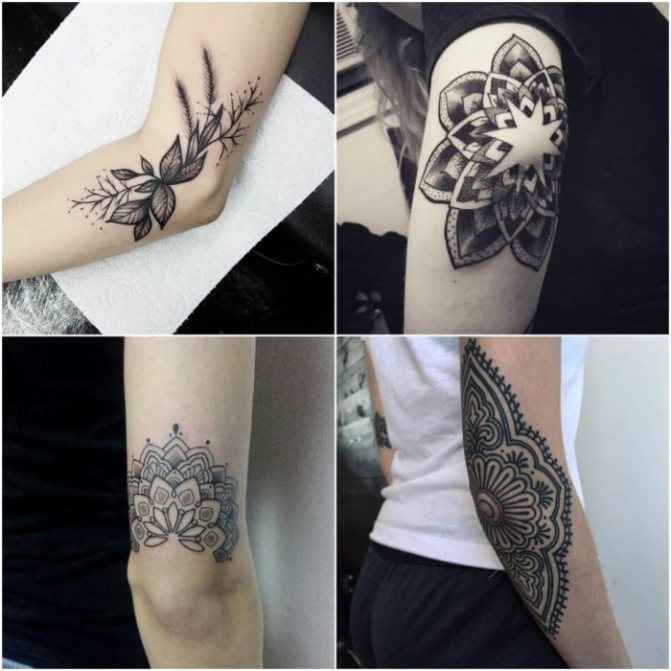 tatouages féminins sur l'avant-bras - tatouages féminins sur le coude - tatouages sur l'avant-bras pour les filles