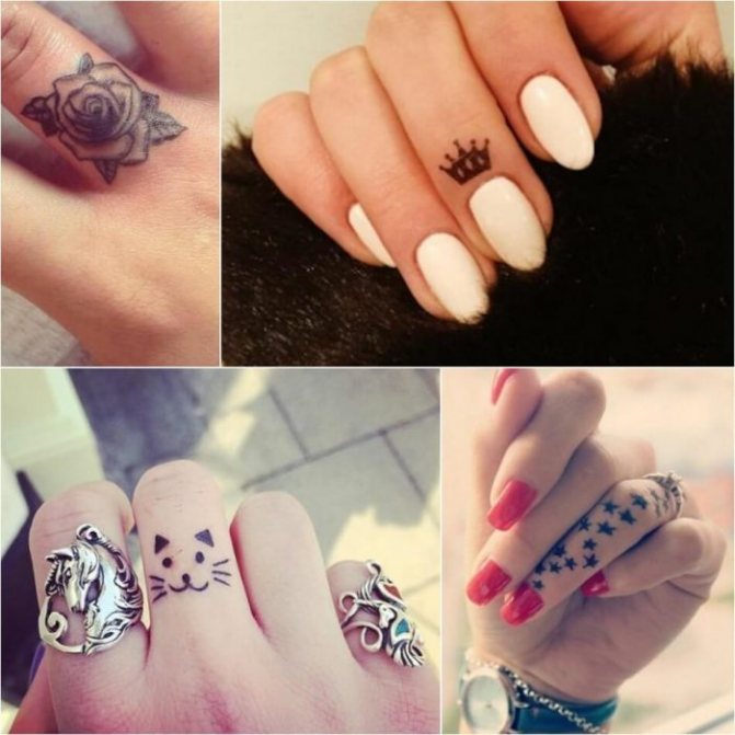 tatouages de femmes sur la main - tatouages de femmes sur le doigt - tatouages sur le doigt pour les filles