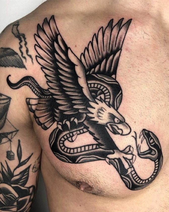 tatouage de serpent