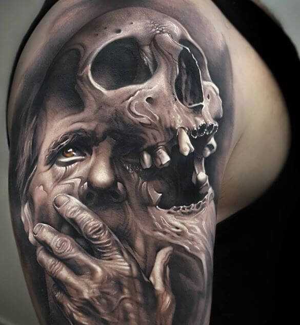 signification du crâne dans les tatouages