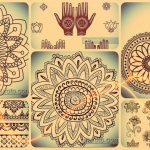 Signification des éléments du mehendi - exemples de motifs