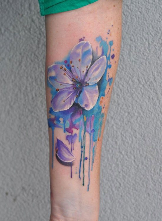 Signification des fleurs tatouées