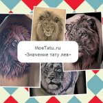 Signification du tatouage d'un lion.
