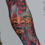 Signification d'un tatouage avec un masque de démon