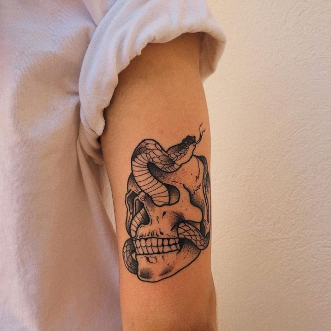 signification du tatouage de serpent
