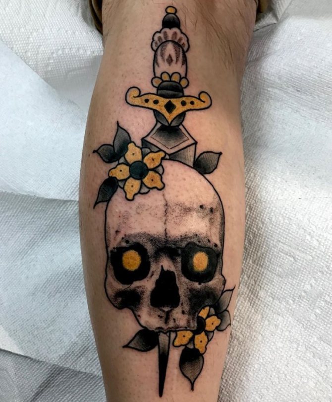 signification d'un tatouage de poignard