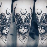 Signification du tatouage de chat pour filles et hommes, chats égyptiens, sphinx, tête de chat, noir, ailes, pattes