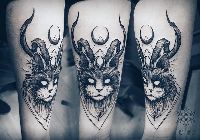 Signification du tatouage de chat pour filles et hommes, chats égyptiens, sphinx, tête de chat, noir, ailes, pattes